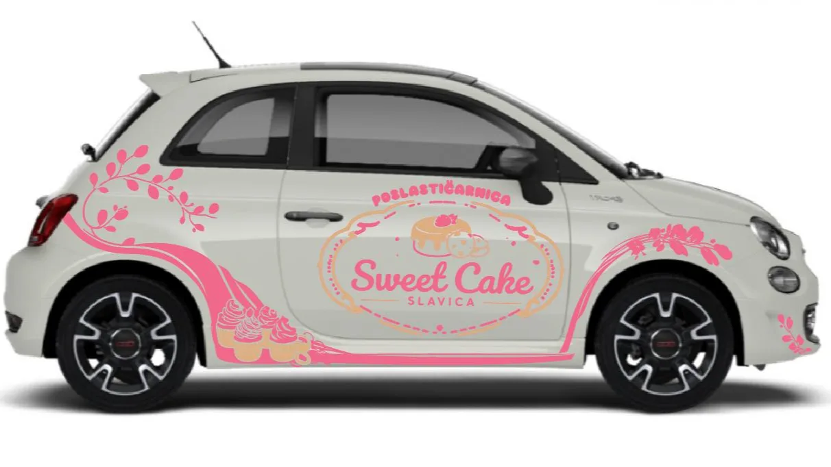 Fiat 500 — full branding sa katovanom folijom